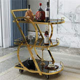 Utility Cart Trolley Kitchen Island Bar Tables Organizer