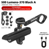 WEST BIKING Anti-Glare Bicycle Headlights IPX6 Waterproof Rechargeable