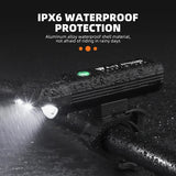 WEST BIKING Anti-Glare Bicycle Headlights IPX6 Waterproof Rechargeable