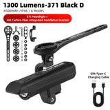 WEST BIKING Anti-Glare Bicycle Headlights IPX6 Waterproof Rechargeable