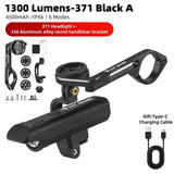 WEST BIKING Anti-Glare Bicycle Headlights IPX6 Waterproof Rechargeable