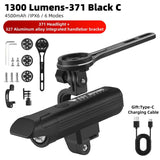 WEST BIKING Anti-Glare Bicycle Headlights IPX6 Waterproof Rechargeable