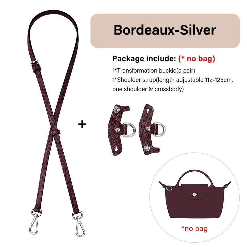 WUTA Bag Strap For Longchamp Mini Punchfree Genuine