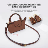 WUTA Bag Strap For Longchamp Mini Punchfree Genuine