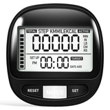 Walking 3D Pedometer Simple Step Counter Walking Distance