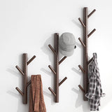 Wall Mount Clothing Rack Coat Hanger Branches Natural