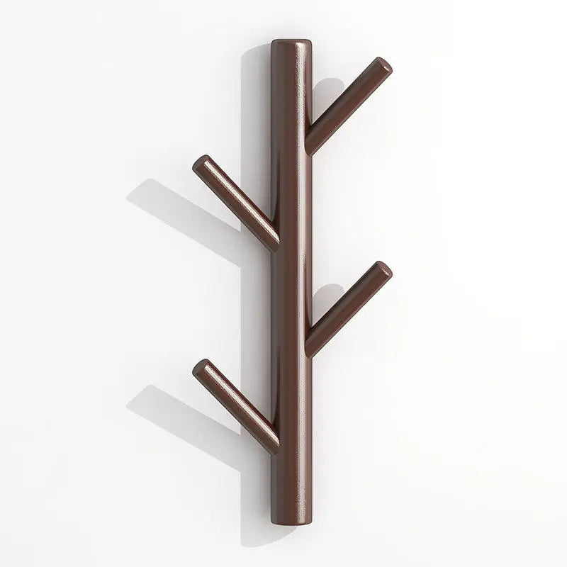 Wall Mount Clothing Rack Coat Hanger Branches Natural