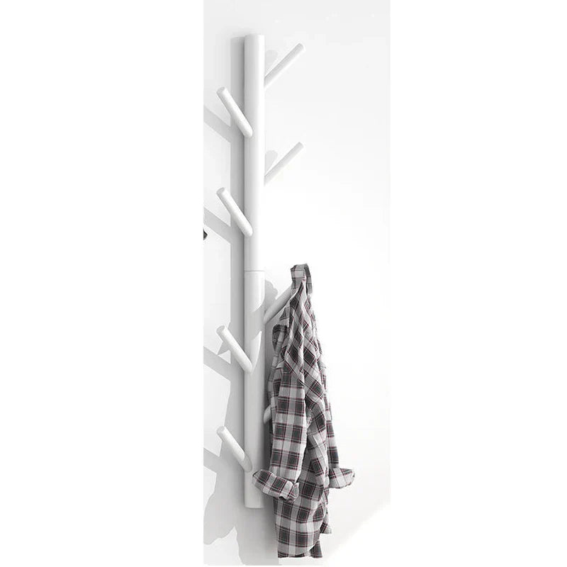 Wall Mount Clothing Rack Coat Hanger Branches Natural