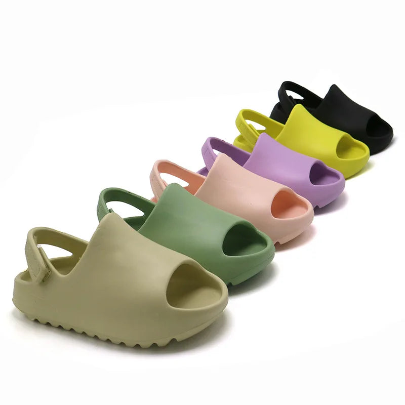 Wallarenear Summer new boys girls trend jelly shoes