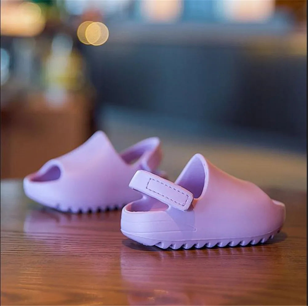 Wallarenear Summer new boys girls trend jelly shoes