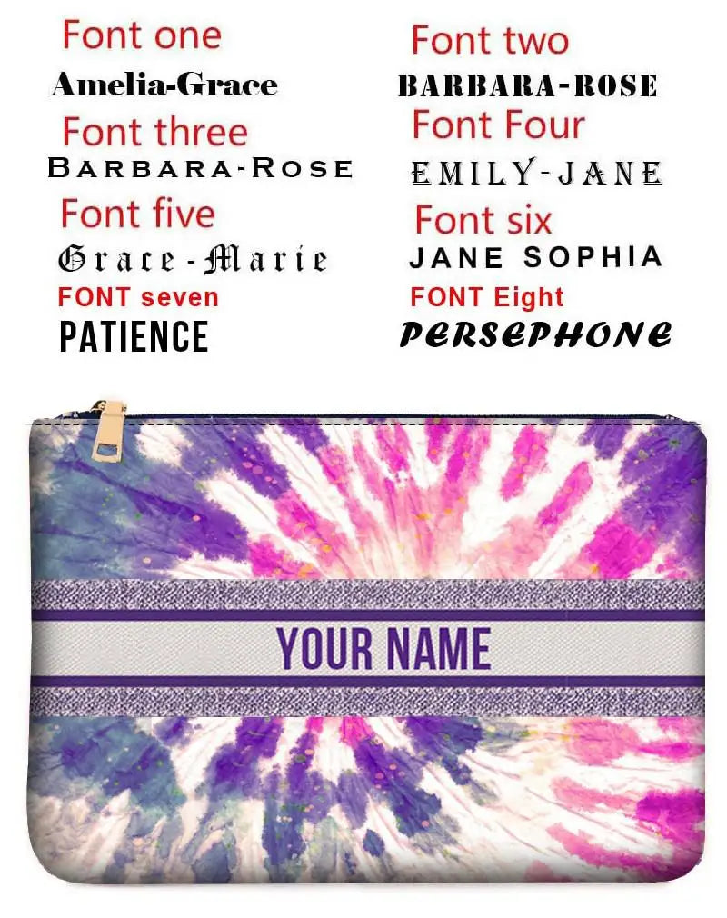 Wallets for Women Personality Animal Flower Printing Linen