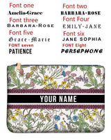 Wallets for Women Personality Animal Flower Printing Linen
