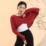Warmth Women T shirt Dance Wear Modern Dance