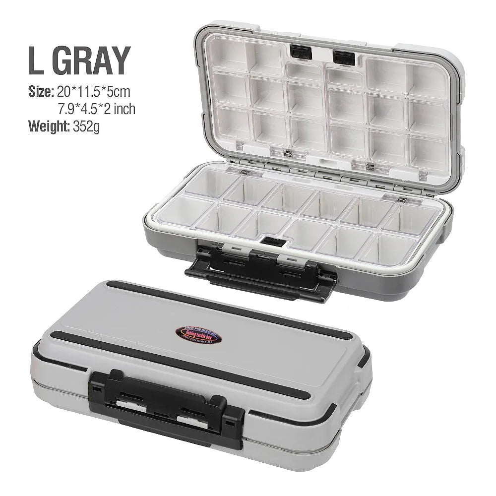 Waterproof Fishing Tackle Box Hooks Lures Accessories Box