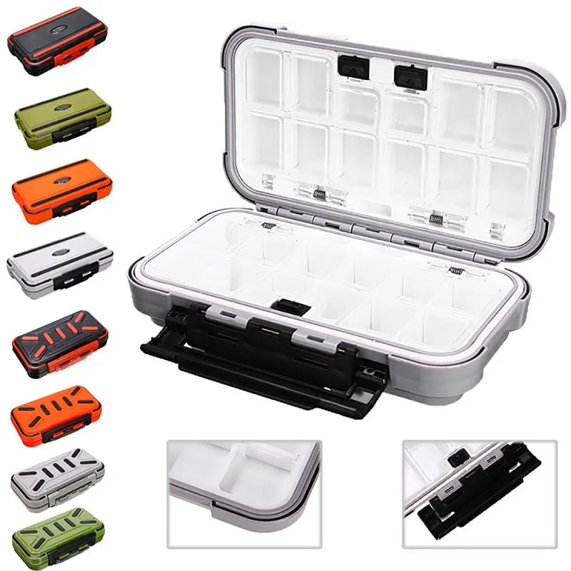 Waterproof Fishing Tackle Box Hooks Lures Accessories Box
