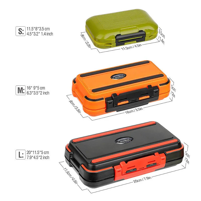 Waterproof Fishing Tackle Box Hooks Lures Accessories Box