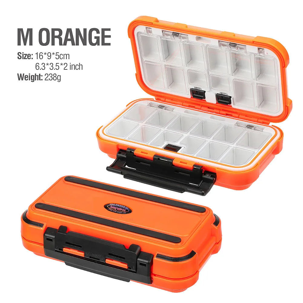 Waterproof Fishing Tackle Box Hooks Lures Accessories Box