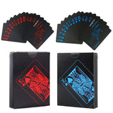 Waterproof PVC Pure Black Magic Boxpacked Plastic Playing