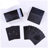 Waterproof PVC Pure Black Magic Boxpacked Plastic Playing