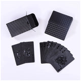 Waterproof PVC Pure Black Magic Boxpacked Plastic Playing