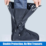 Waterproof Reusable Motorcycle Cycling Shoe Covers for Rain