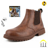 Waterproof Safety Work Shoes For Men Chelsea Steel