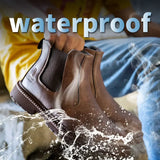 Waterproof Safety Work Shoes For Men Chelsea Steel