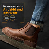 Waterproof Safety Work Shoes For Men Chelsea Steel