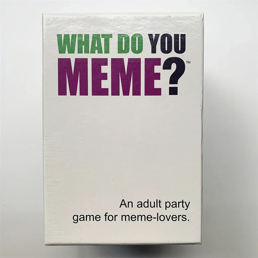 What DO YOU MEME board game card, suitable