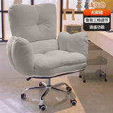 White Lazy Computer Chair Soft and Comfortable Sofa