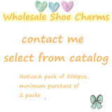 Wholesale Min Order 1000pcs Cartoon PVC Shoe Charms