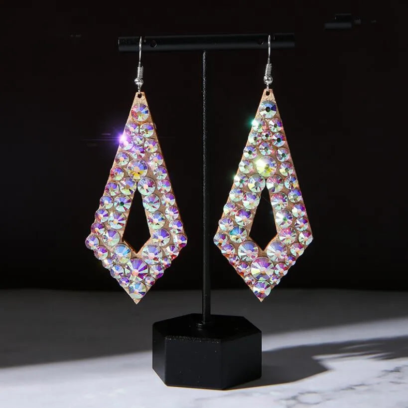 Wholesale Womens Jewelry Stunning Crystal Rhinestone Earrings Sparkling