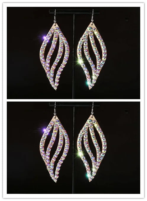 Wholesale Womens Jewelry Stunning Crystal Rhinestone Earrings Sparkling