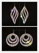 Wholesale Womens Jewelry Stunning Crystal Rhinestone Earrings Sparkling