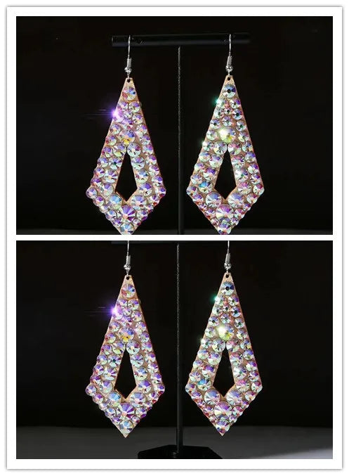 Wholesale Womens Jewelry Stunning Crystal Rhinestone Earrings Sparkling