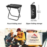 Widesea Camping Stool Foldable Chair Outdoor Fishing Lightweight