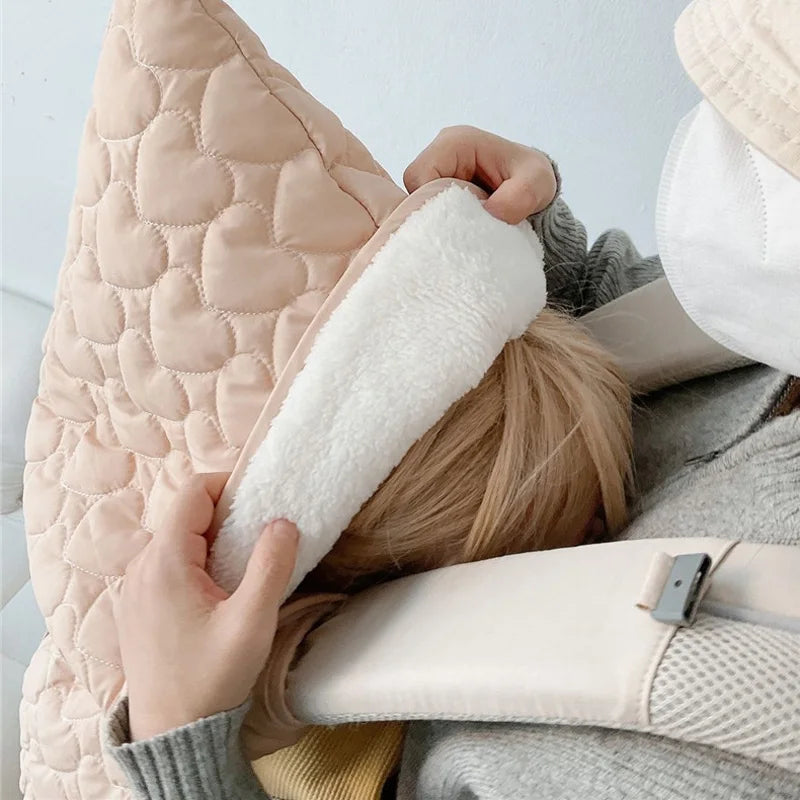 Windproof Baby Stroller Blanket Thick Fleece Sling Cover