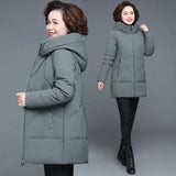 Winter Coat 2022 Middle-aged Mother New Cotton Padded