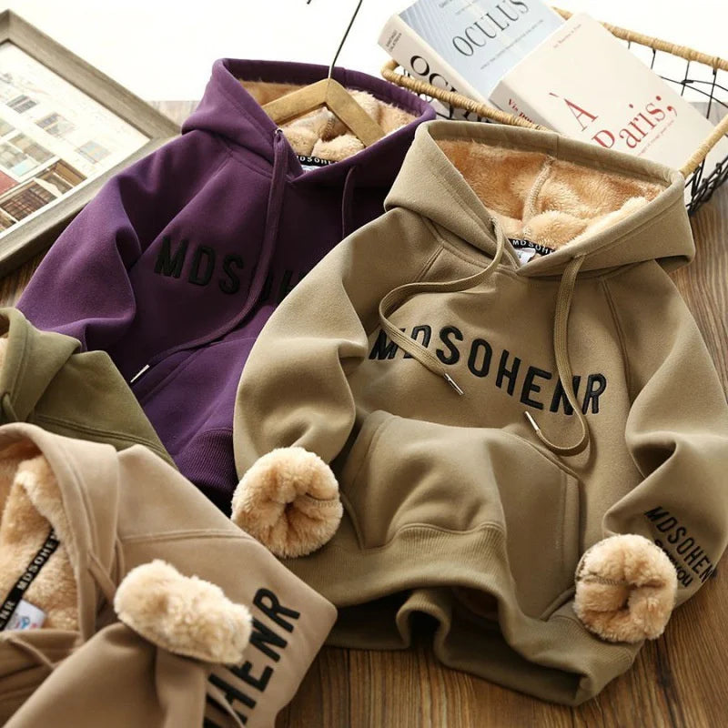Winter Kids Thick Sweatshirt Clothes Autumn Boys Girls