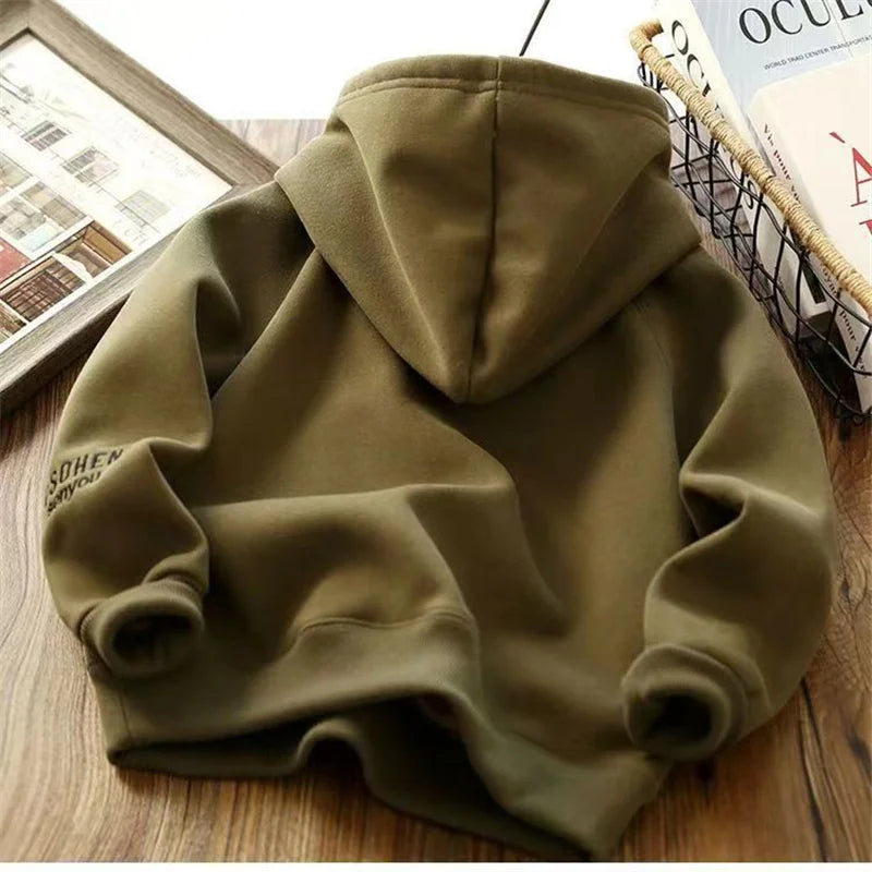 Winter Kids Thick Sweatshirt Clothes Autumn Boys Girls