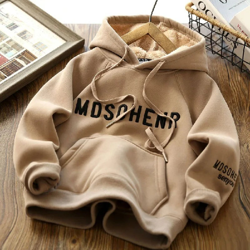 Winter Kids Thick Sweatshirt Clothes Autumn Boys Girls