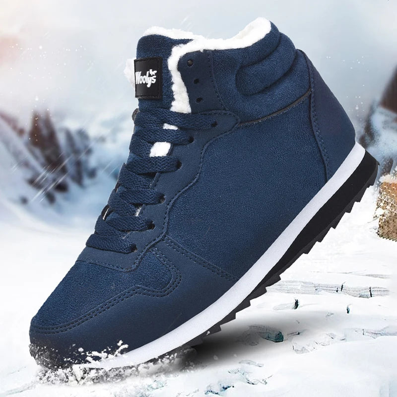 Winter Men Boots Casual Warm Ankle Boots Shoes