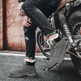 Winter Men Cotton Shoes Thick Sole Fashion Motorcycle