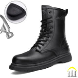 Winter Men Work Safety Shoes Warm Safety Boots