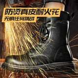 Winter Men Work Safety Shoes Warm Safety Boots