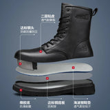 Winter Men Work Safety Shoes Warm Safety Boots