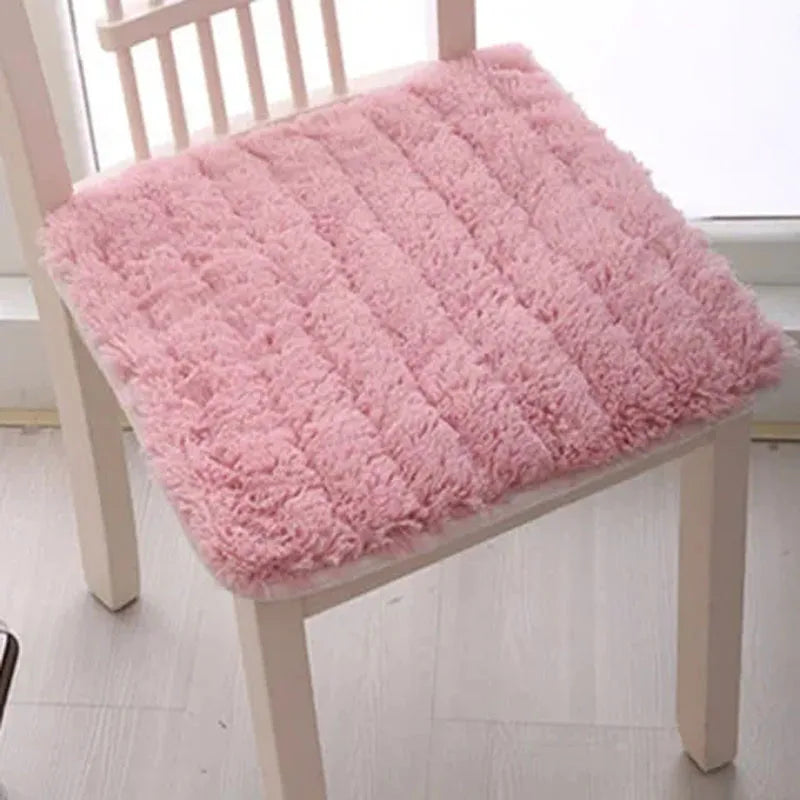 Winter Plush Thickened Coral Fleece Soft Children's Stool