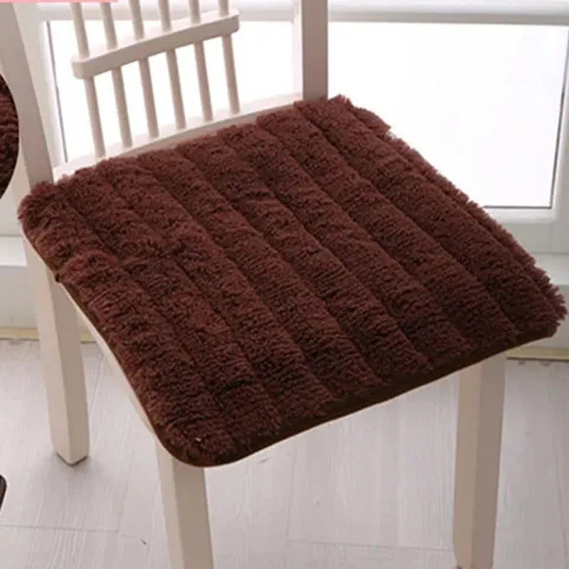 Winter Plush Thickened Coral Fleece Soft Children's Stool