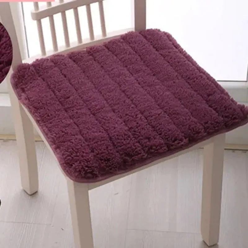 Winter Plush Thickened Coral Fleece Soft Children's Stool