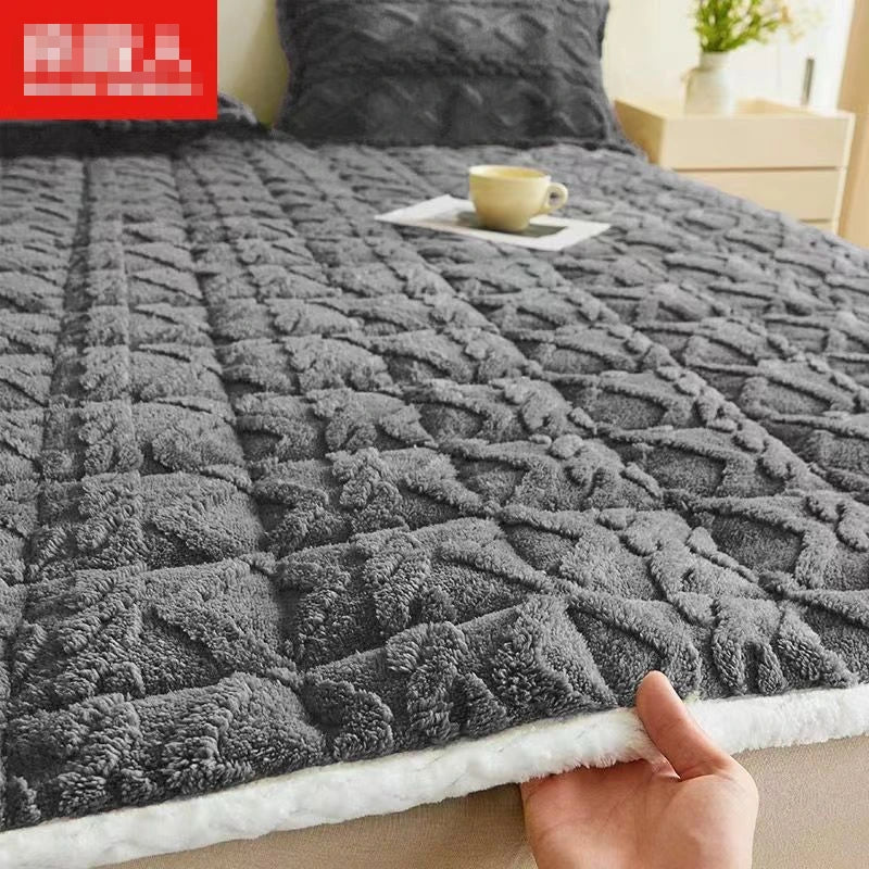 Winter Plush Warm Mattress Toppers Home Textile Thin